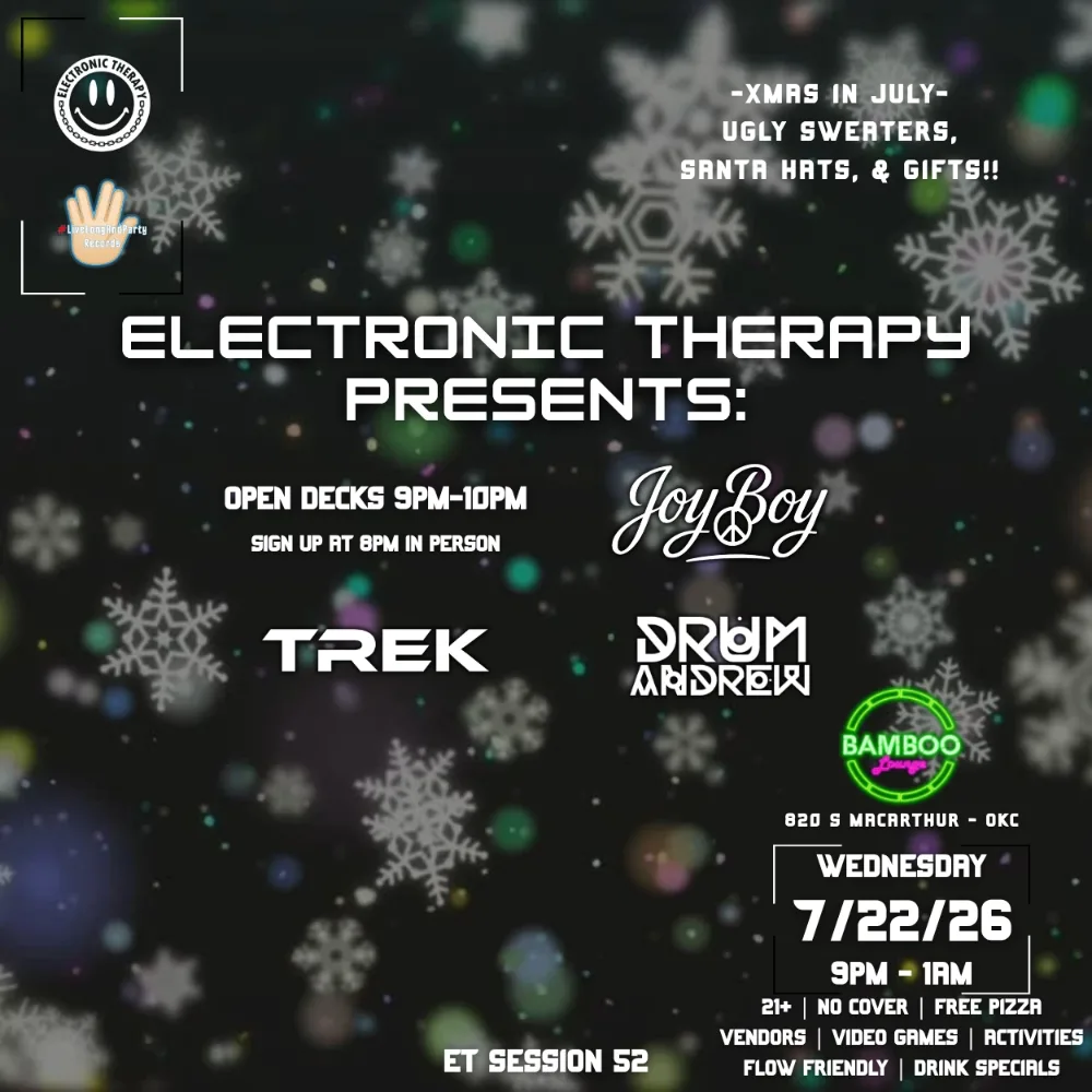 Electronic Therapy Session 52 - XMAS IN JULY event image